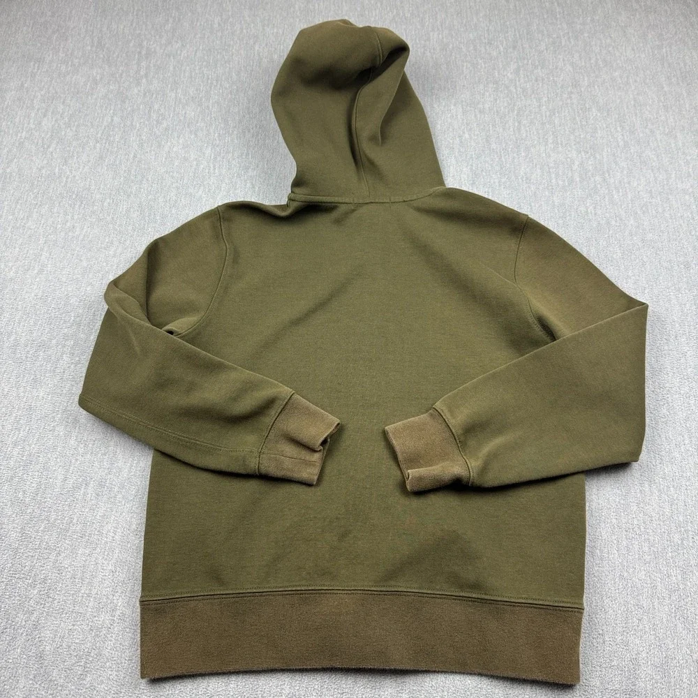 Polo Ralph Lauren Hoodie Kids Medium 10-12‎ Olive Green Full Zip Sweatshirt Pony
